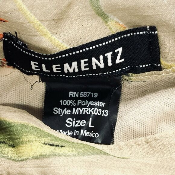 Elementz Midi Skirt Womens L Colorful Floral Flowy Bohemian Costal Core Beachy - Picture 12 of 12